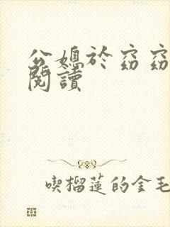公媳于窈窈全文阅读
