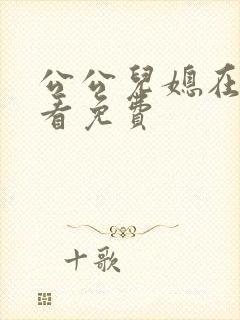 公公儿媳在线观看免费封面