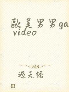 欧美男男gay video