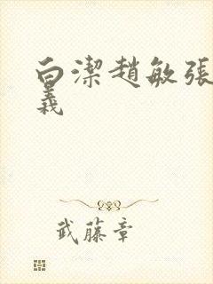 白洁赵敏张倩高义