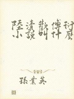 陆清欢傅衍之的小说叫什么