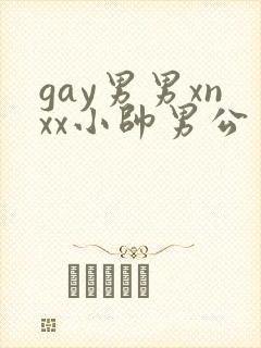 gay男男xnxx小帅男公司