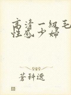 高清一级毛丰满性感少妇