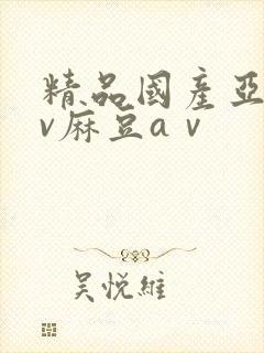 精品国产亚洲av麻豆aⅴ