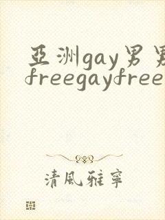 亚洲gay男男freegayfree