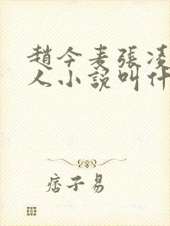 赵今麦张凌赫同人小说叫什么