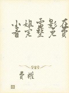 小姐电影在线观看完整免费高清