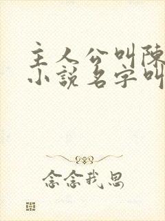 主人公叫陈凡的小说名字叫什么封面