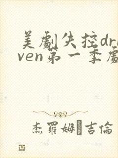美剧失控driven第一季剧情