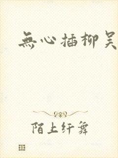 无心插柳吴悠封面