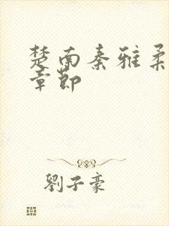 楚南秦雅柔最新章节封面