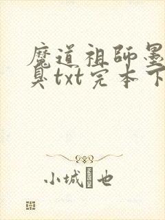 魔道祖师墨香铜臭txt完本下载
