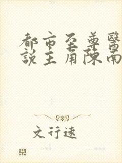 都市至尊医圣小说主角陈南封面