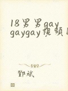 18男男gaygaygay视频网站封面