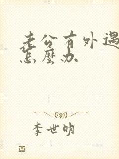 老公有外遇离婚怎么办