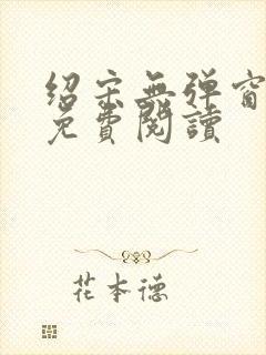 绍宋无弹窗全文免费阅读封面