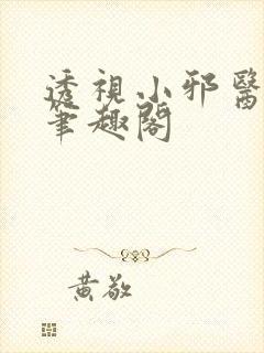 透视小邪医叶洛笔趣阁封面