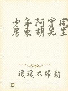 少年阿宾同人之房东胡先生