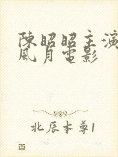 陈昭昭主演过的风月电影