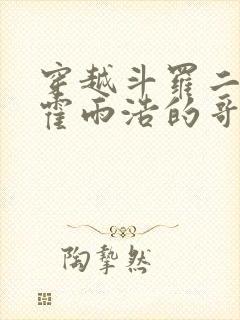 穿越斗罗二成为霍雨浩的哥哥