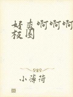 好爽啊啊啊啊啊校园封面