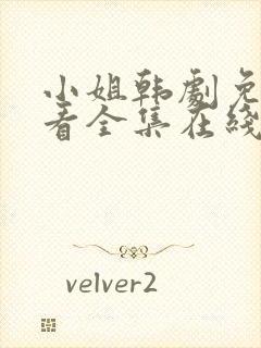 小姐韩剧免费观看全集在线高清