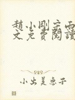 赵小刚宋雨晴全文免费阅读封面