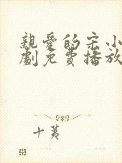 亲爱的宋小姐短剧免费播放封面