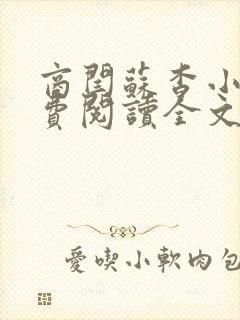 商闫苏杳小说免费阅读全文最新章节