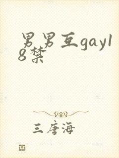男男互gay18禁