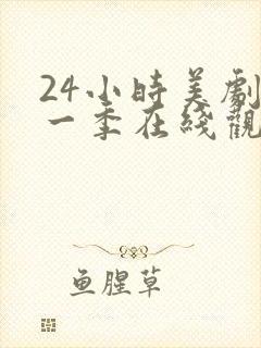 24小时美剧第一季在线观看免费高清