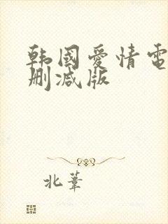 韩国爱情电影未删减版封面