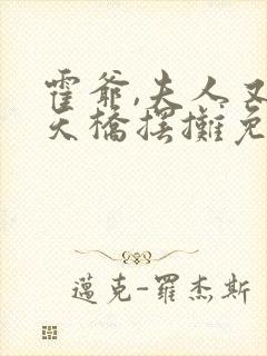 霍爷,夫人又去天桥摆摊免费