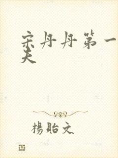 宋丹丹第一任丈夫