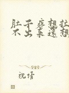 肚子疼想拉屎拉不出来还想吐