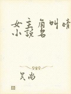 女主角叫晴晴的小说名