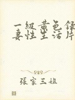 一级黄色录像夫妻性生活片