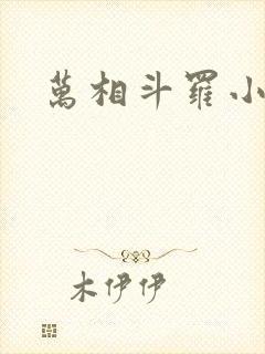 万相斗罗小说封面