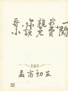 哥,你亲我一下小说免费阅读