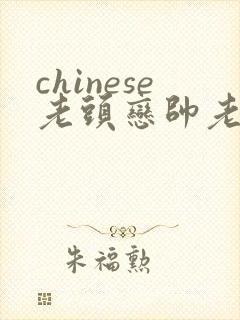 chinese老头恋帅老gay