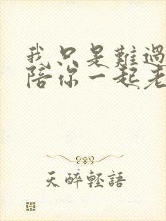 我只是难过不能陪你一起老小说