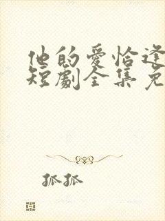 他的爱恰逢其时短剧全集免费观看