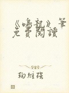 《鸣龙》笔趣阁免费阅读封面