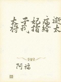 太子妃病逝前,将我指给太子做妾