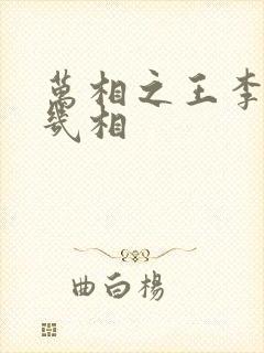 万相之王李洛有几相封面