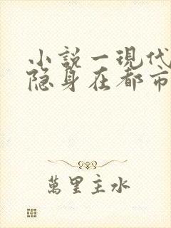 小说一现代高武隐身在都市