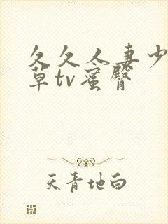 久久人妻少妇嫩草tv蜜臀