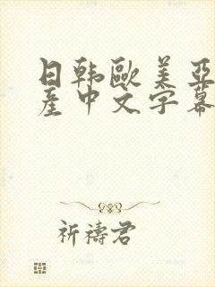 日韩欧美亚洲国产中文字幕网