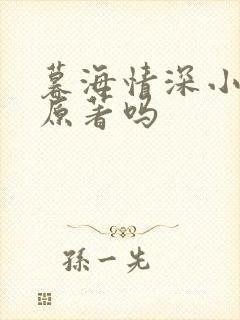 暮海情深小说有原著吗