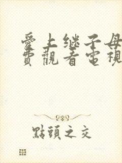 爱上继子母亲免费观看电视剧全集